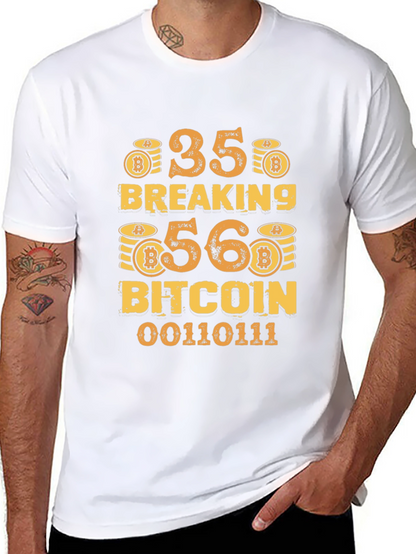 Bitcoin Breaking T-Shirt 35-56 Crypto BTC