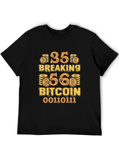 Bitcoin Breaking T-Shirt 35-56 Crypto BTC