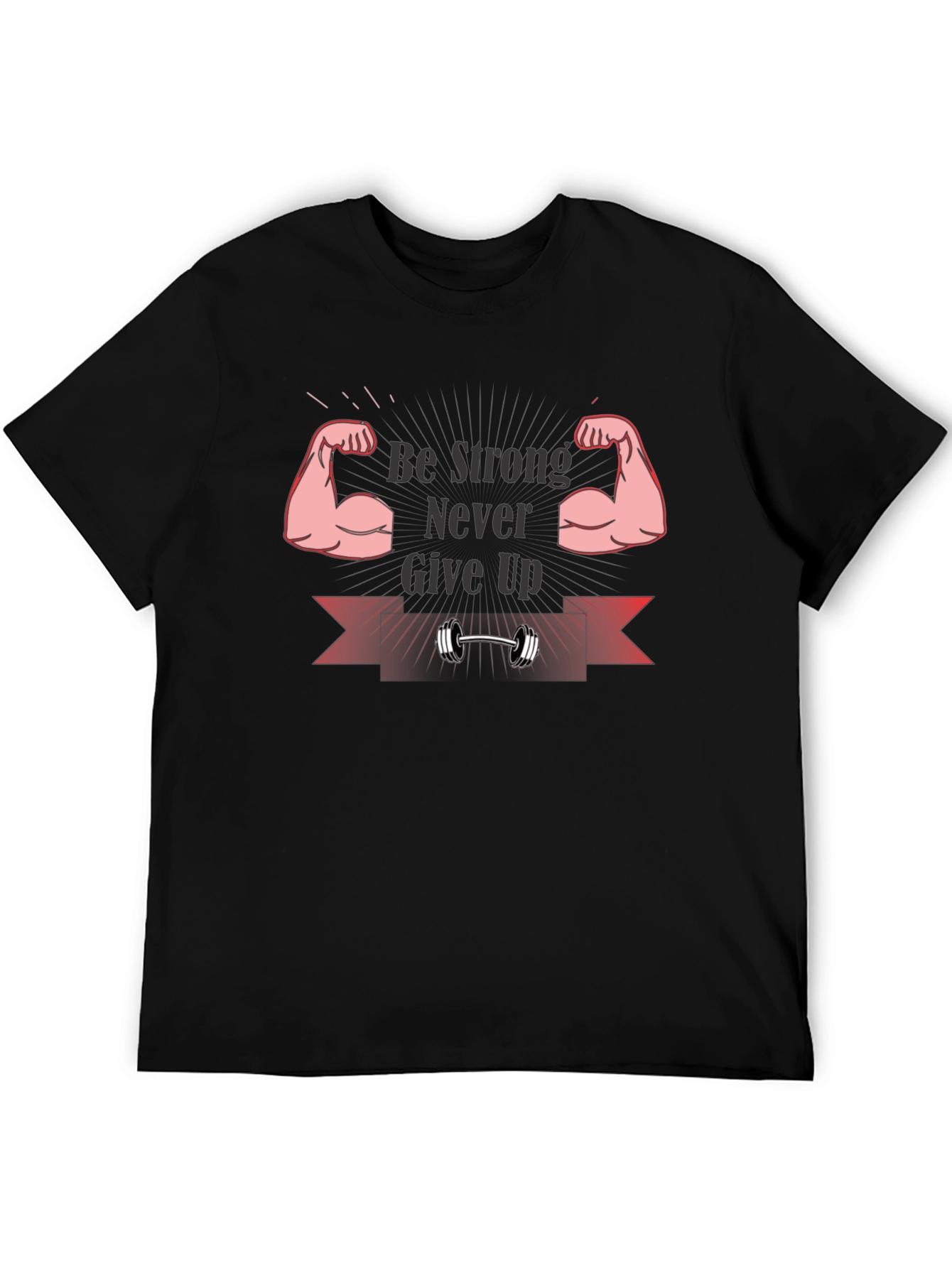 Be Strong Graphic T-Shirt - Motivational Fitness Tee
