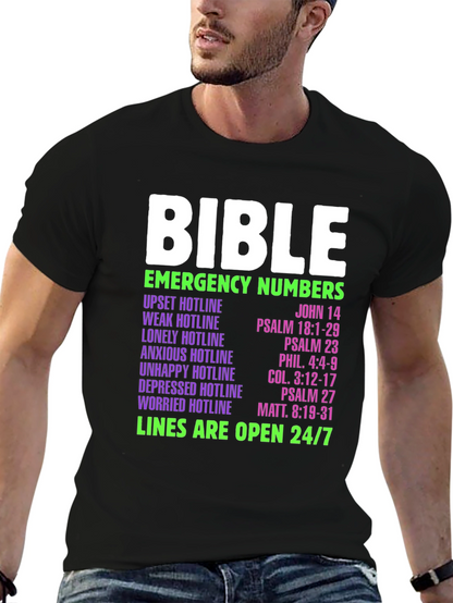 Bible Emergency Numbers T-Shirt