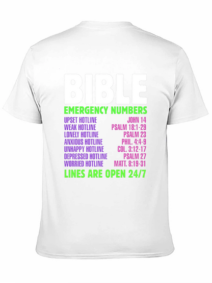 Bible Emergency Numbers T-Shirt