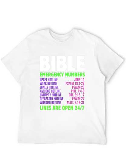 Bible Emergency Numbers T-Shirt