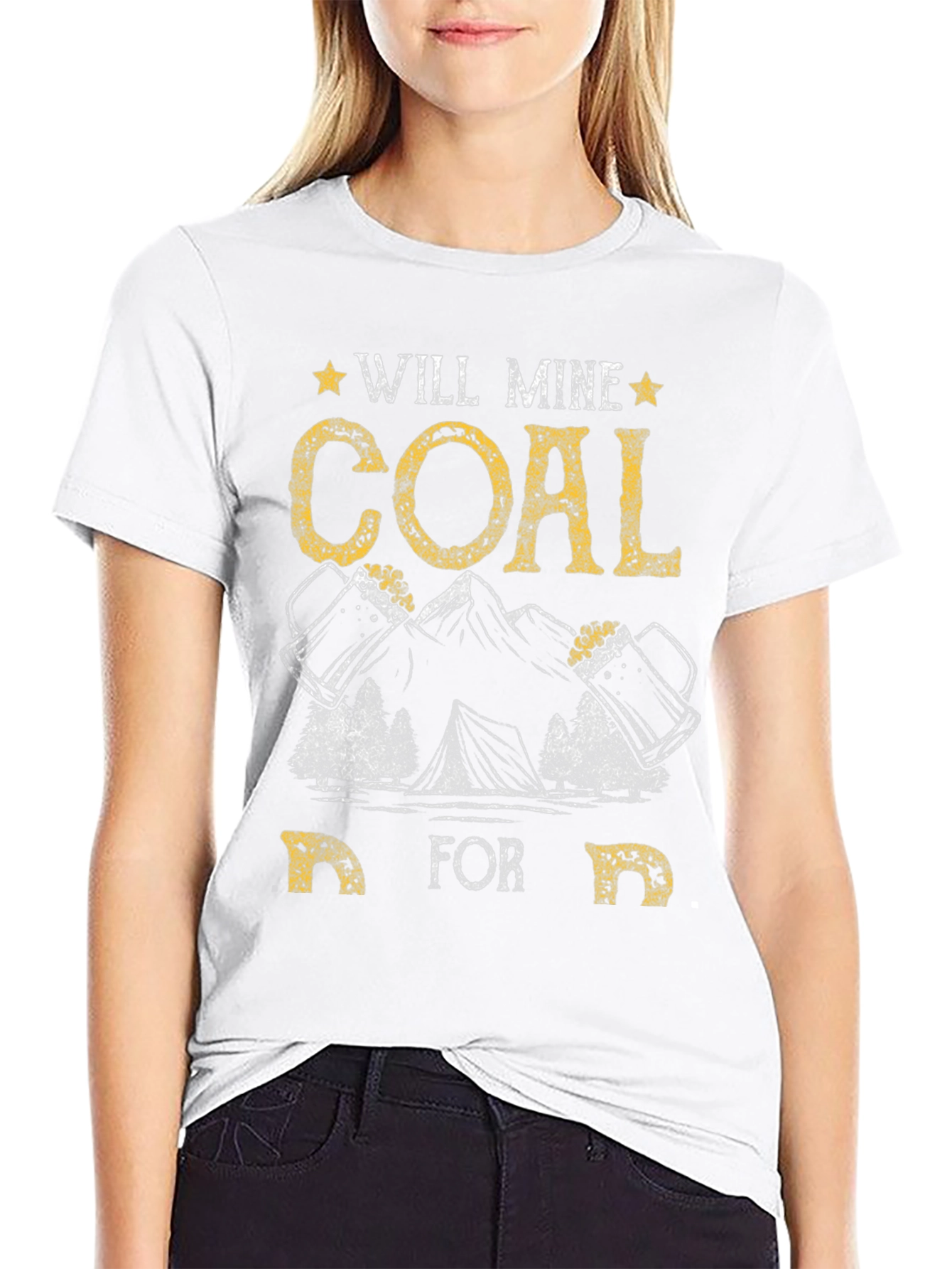Will Mine Coal for Beer Funny T-Shirt