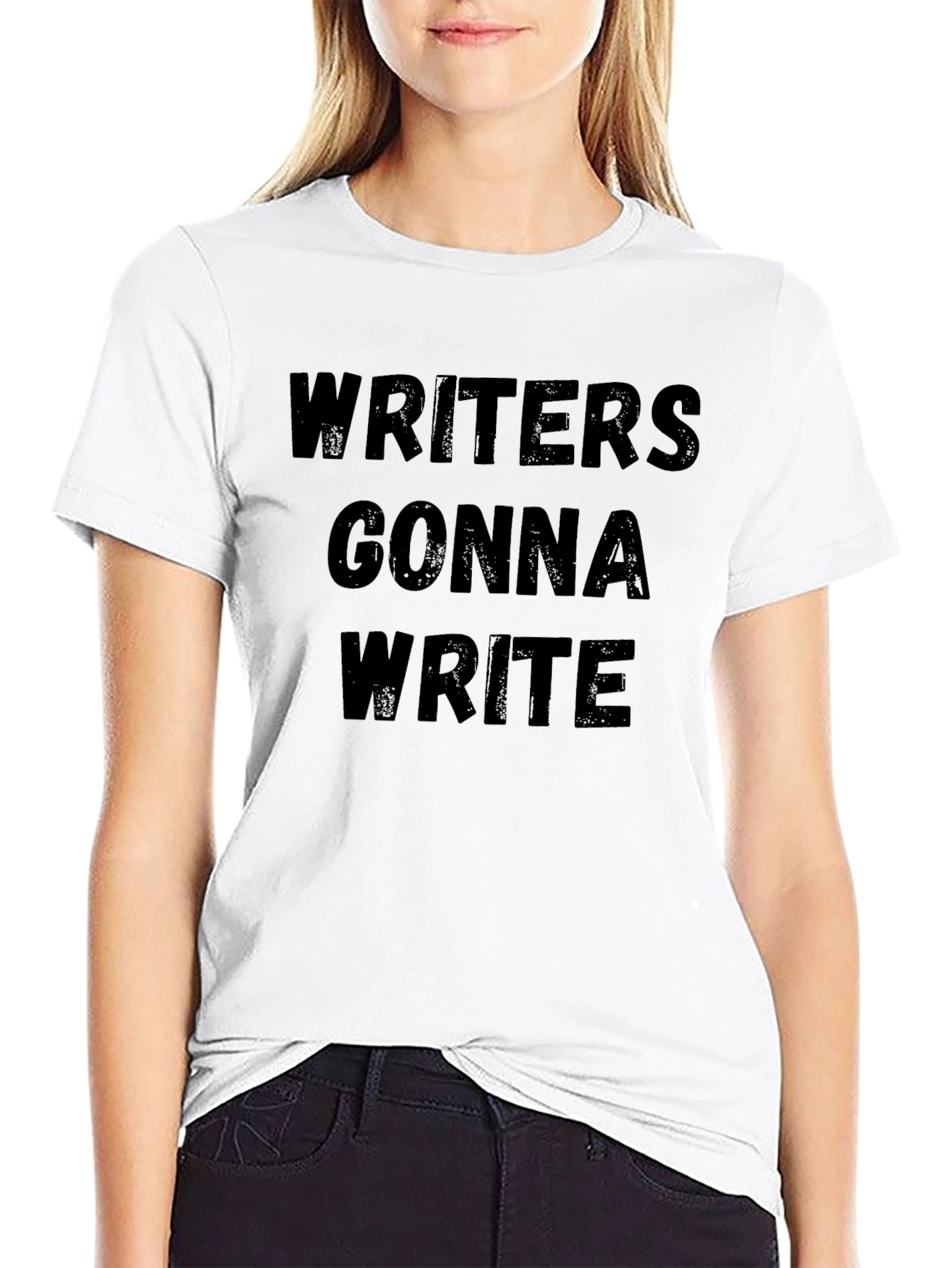 Writers Gonna Write T-Shirt - Black Graphic Tee
