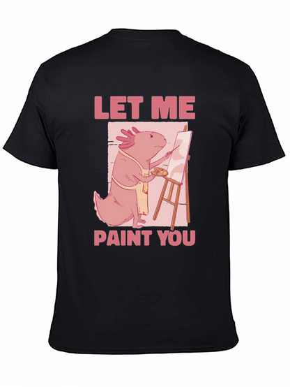 Axolotl Artist Graphic Tee - Let Me Paint You