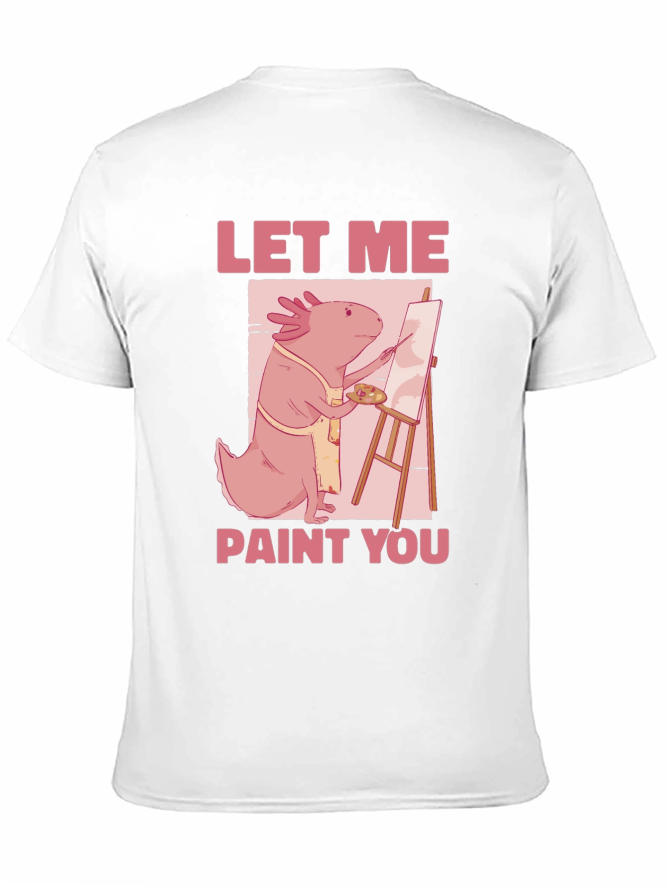 Axolotl Artist Graphic Tee - Let Me Paint You