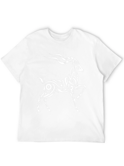 Stylish Tribal Antelope Graphic Tee