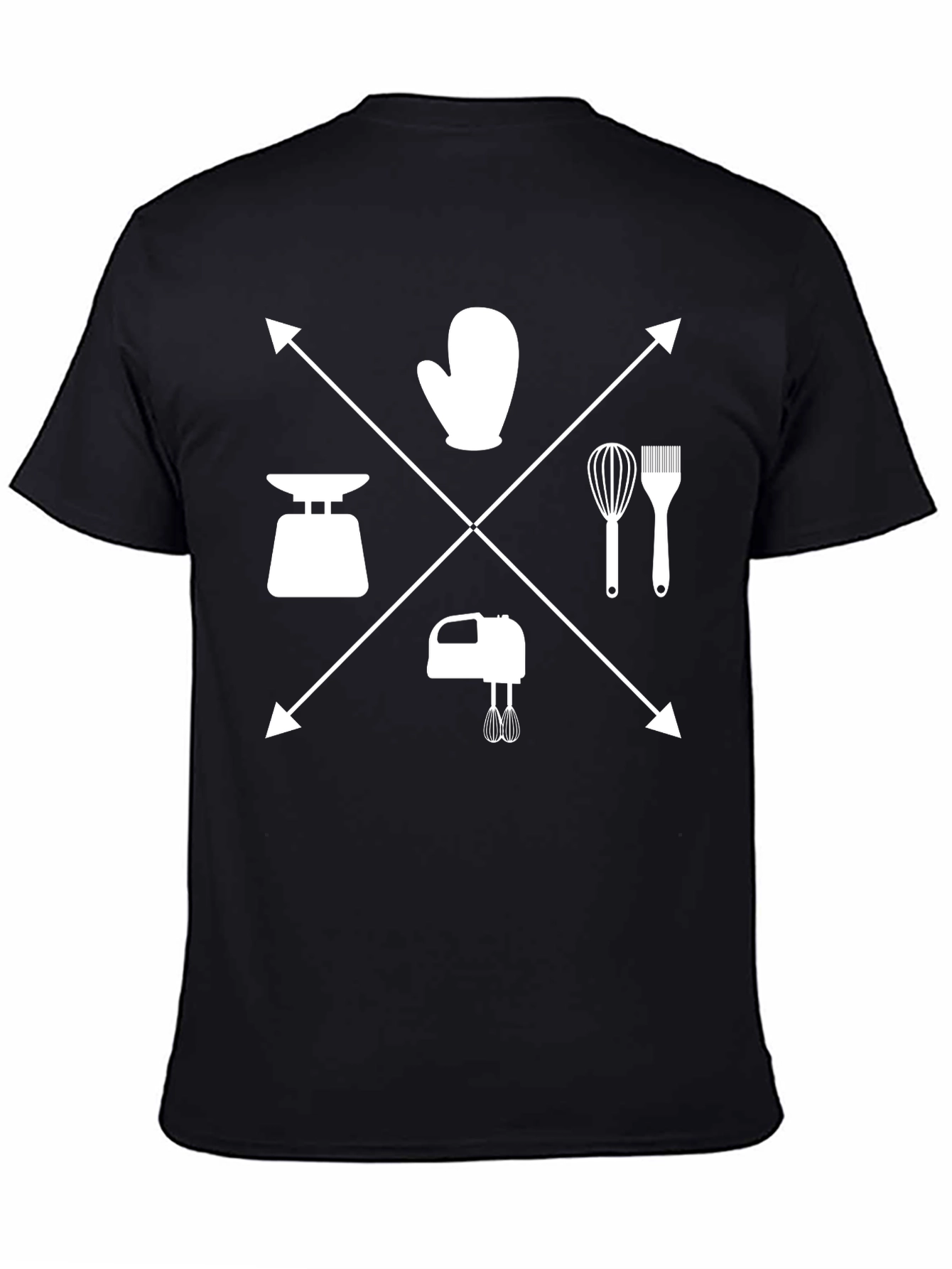 Baking Essentials Graphic Tee - Cool Chef Shirt