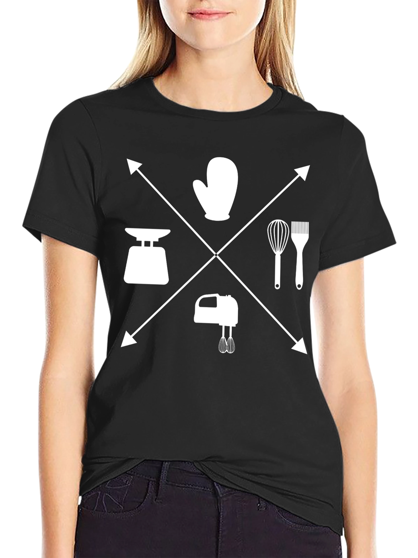 Baking Essentials Graphic Tee - Cool Chef Shirt