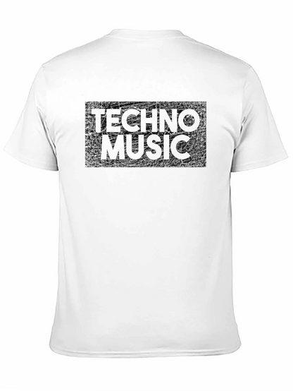 Techno Music T-Shirt - Black Graphic Tee