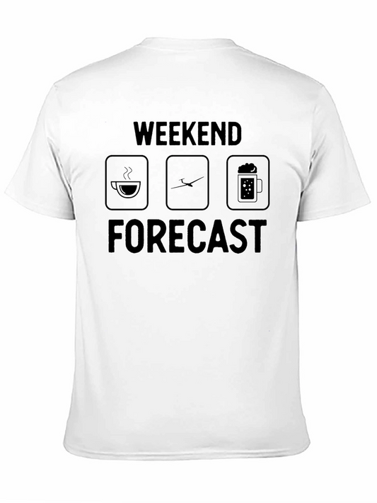 Weekend Forecast T-Shirt: Coffee Disc Golf & Beer!