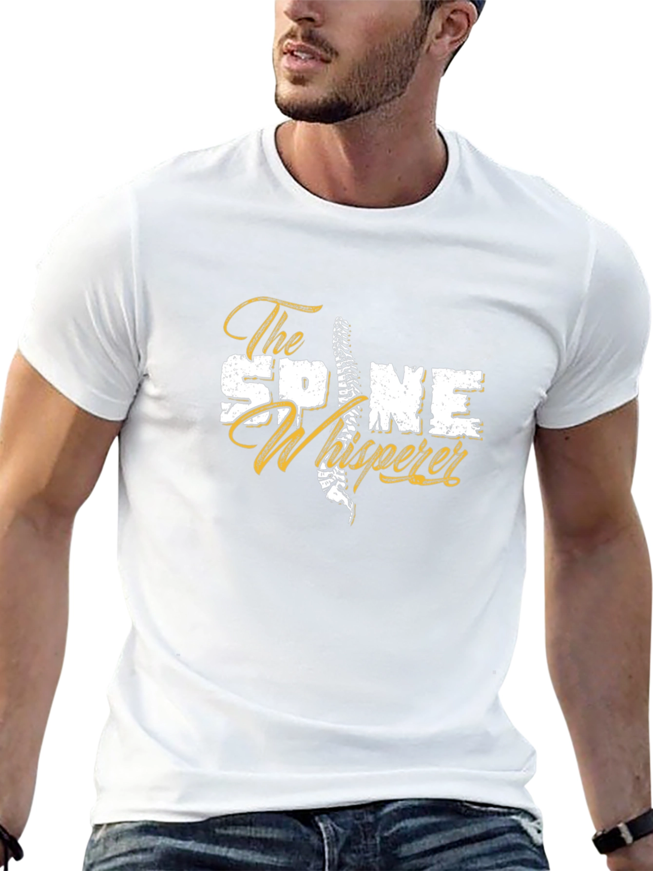 The Spine Whisperer Graphic Tee - Black