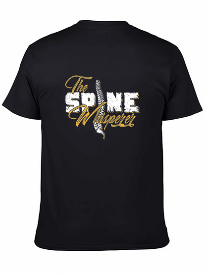 The Spine Whisperer Graphic Tee - Black