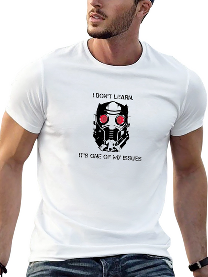 Star-Lord I Dont Learn Black T-Shirt