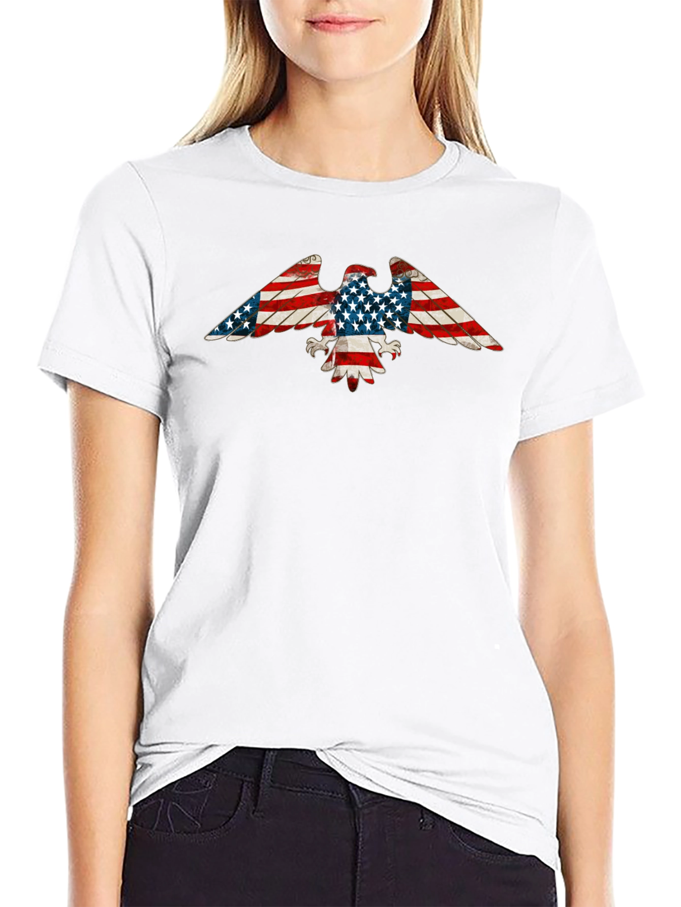 American Eagle Graphic Tee - Patriotic Style