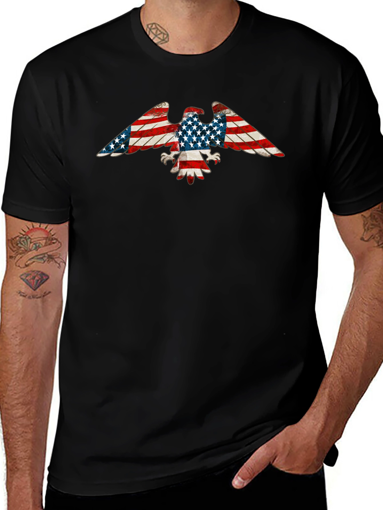 American Eagle Graphic Tee - Patriotic Style