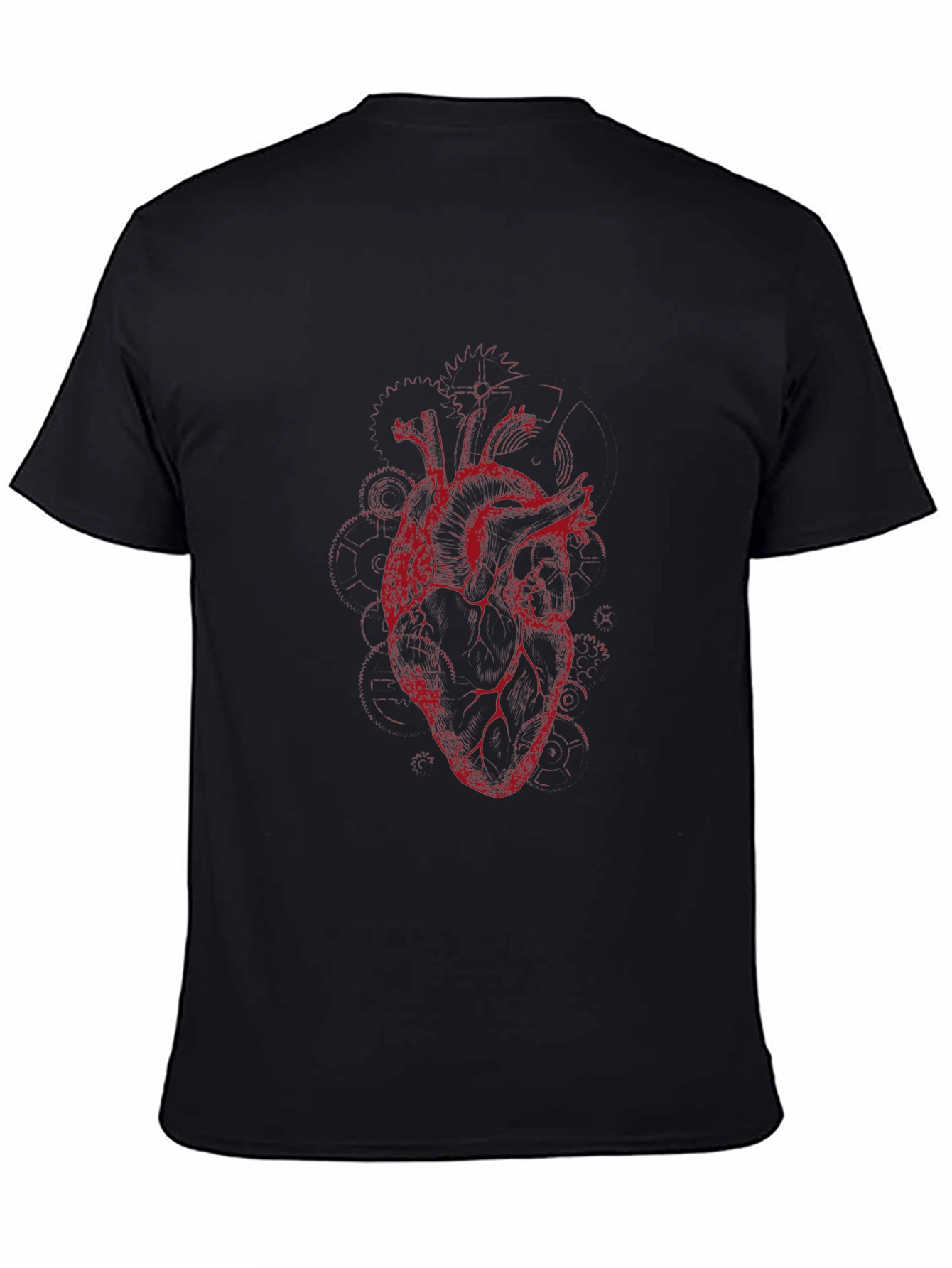 Anatomical Heart Graphic Tee - Black