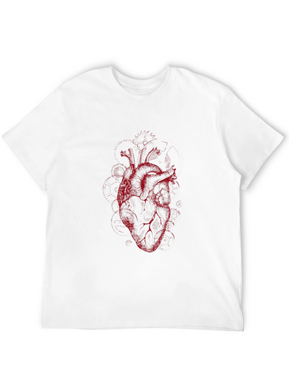 Anatomical Heart Graphic Tee - Black