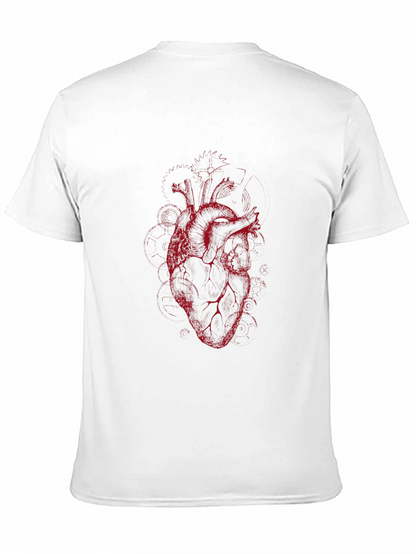 Anatomical Heart Graphic Tee - Black