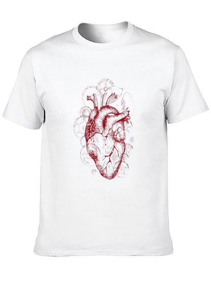 Anatomical Heart Graphic Tee - Black