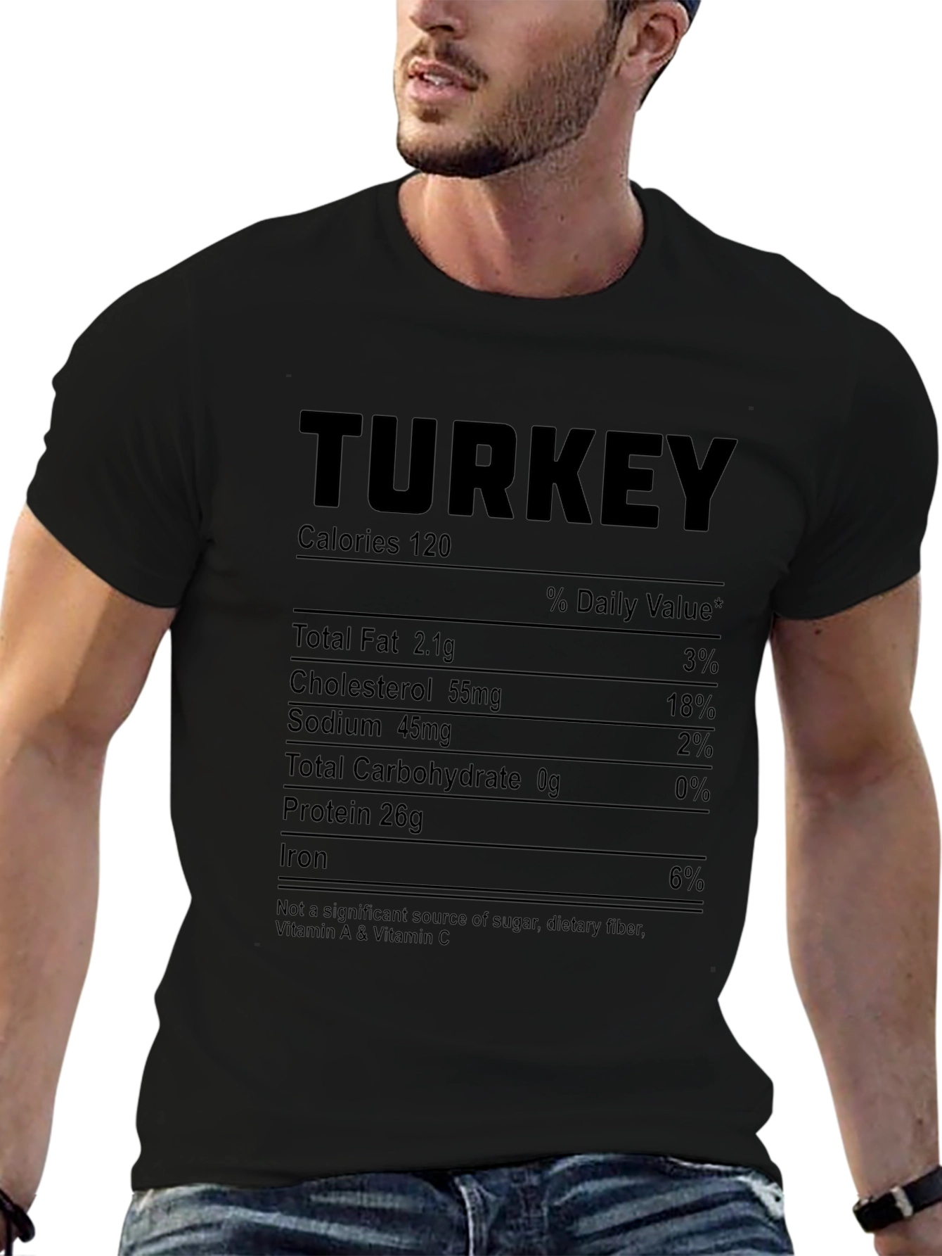 Turkey Nutrition Facts Funny T-Shirt