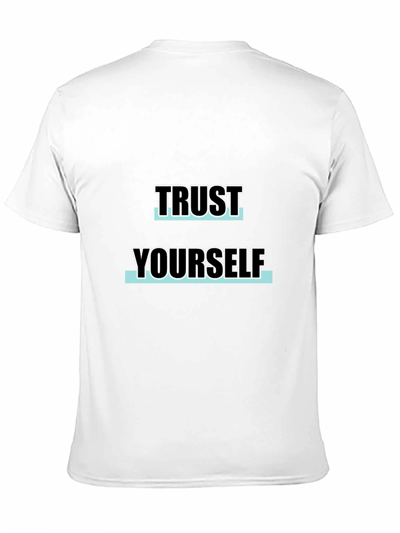 Trust Yourself Black Graphic Tee