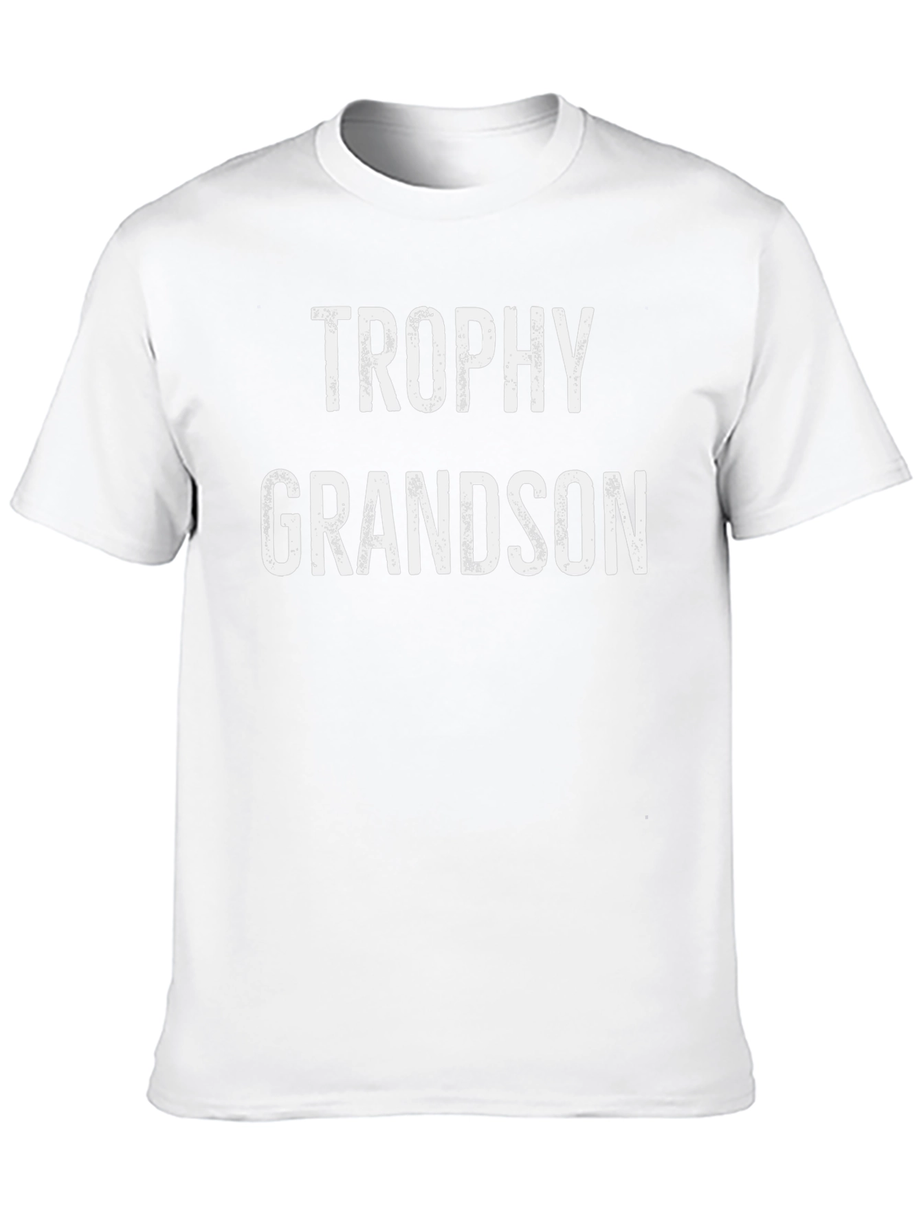Trophy Grandson Black Graphic T-Shirt