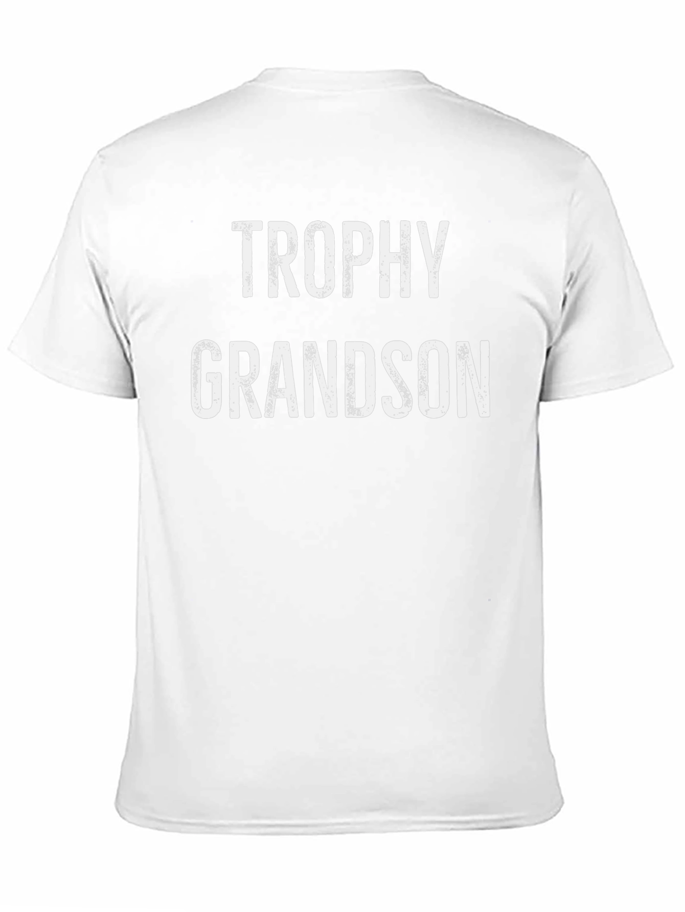 Trophy Grandson Black Graphic T-Shirt