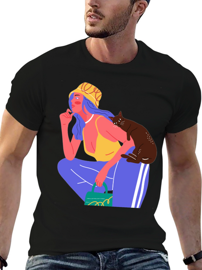 Stylish Graphic Print T-Shirt