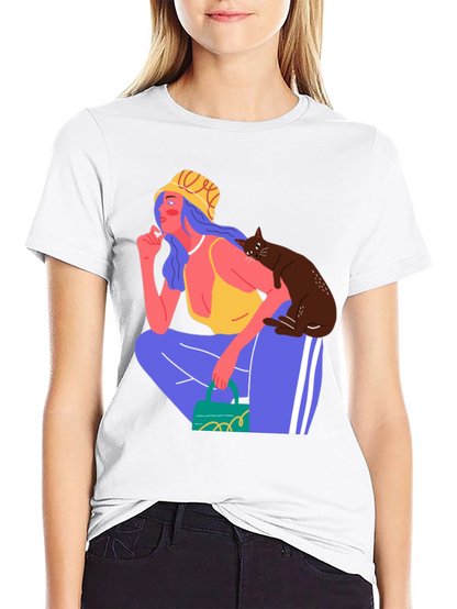 Stylish Graphic Print T-Shirt