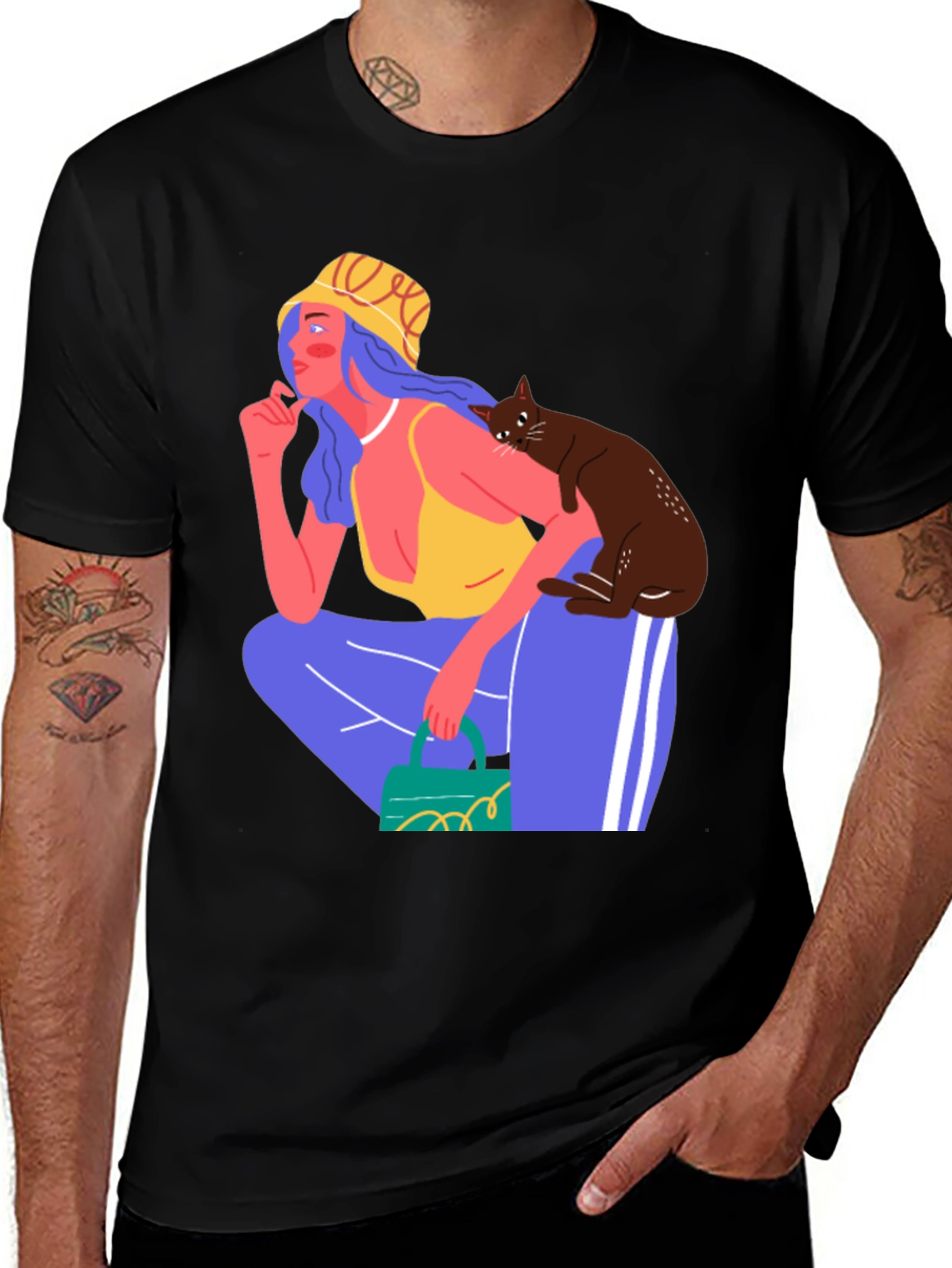 Stylish Graphic Print T-Shirt