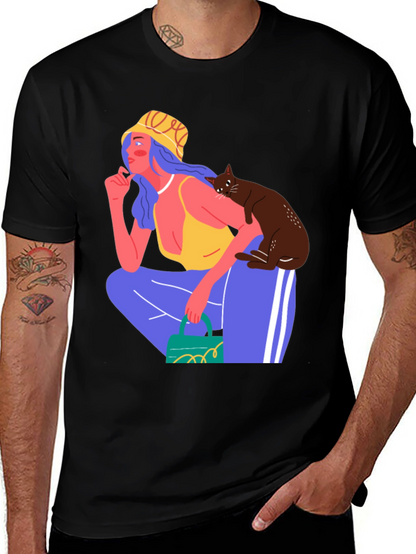 Stylish Graphic Print T-Shirt