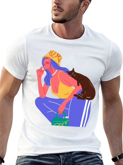 Stylish Graphic Print T-Shirt