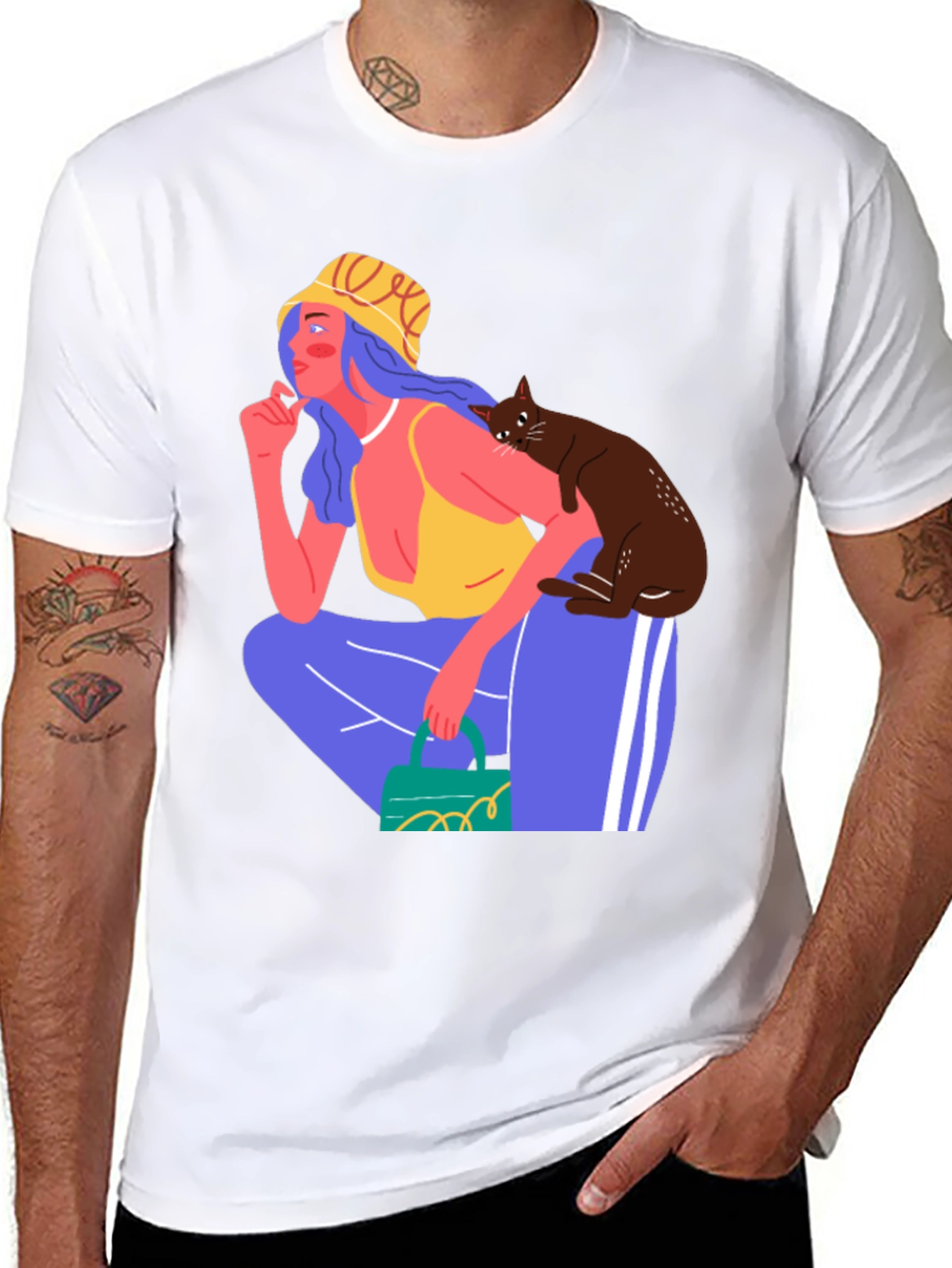 Stylish Graphic Print T-Shirt