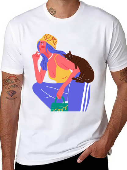 Stylish Graphic Print T-Shirt