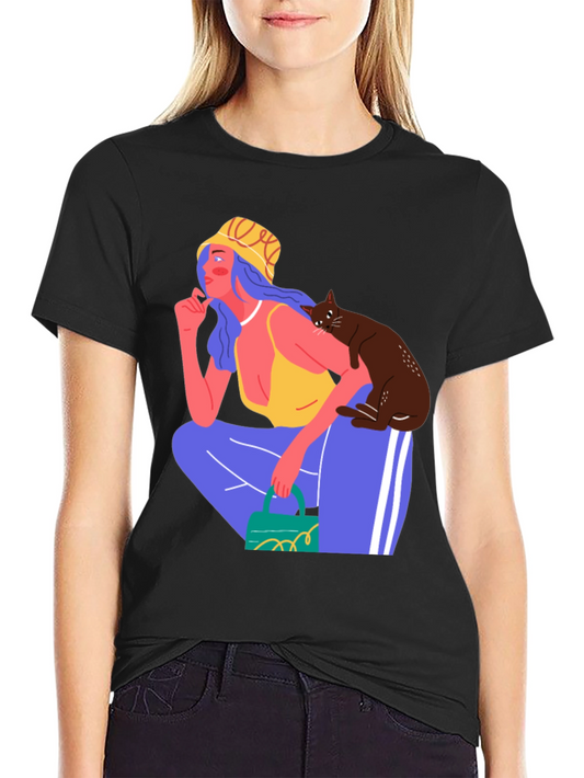 Stylish Graphic Print T-Shirt