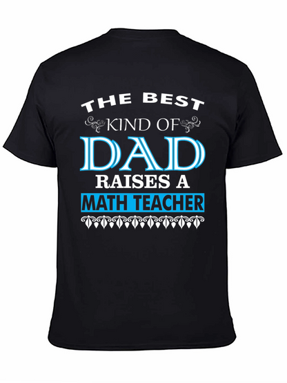 Best Dad Math Teacher T-Shirt