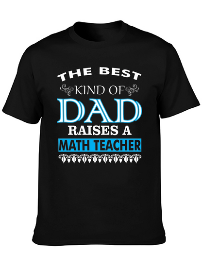 Best Dad Math Teacher T-Shirt