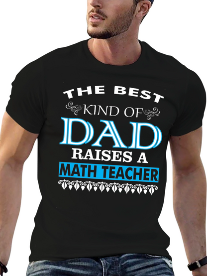 Best Dad Math Teacher T-Shirt