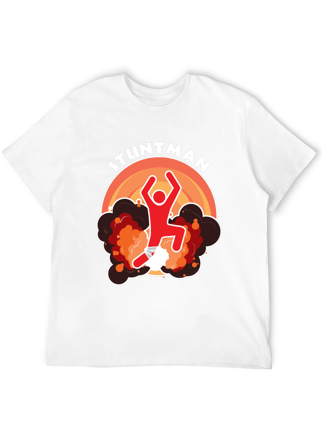 Stuntman Graphic T-Shirt - Black