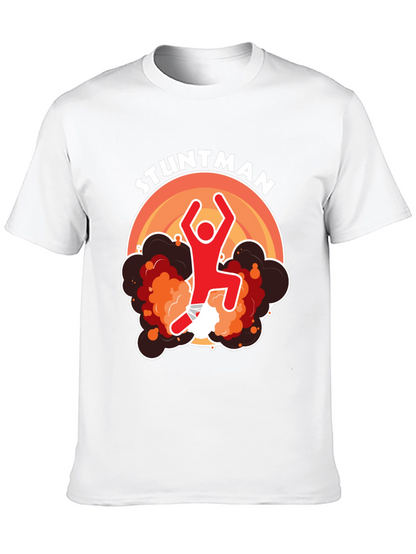 Stuntman Graphic T-Shirt - Black