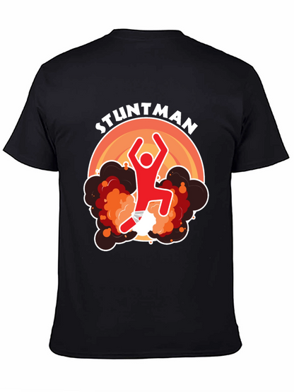 Stuntman Graphic T-Shirt - Black