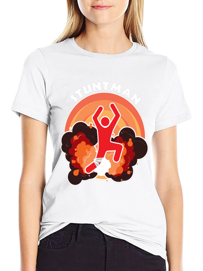 Stuntman Graphic T-Shirt - Black
