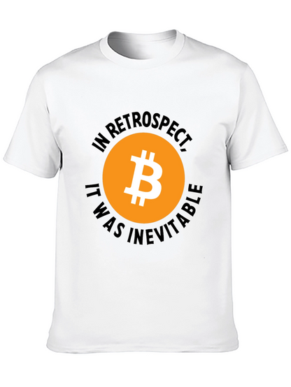Bitcoin In Retrospect Black Graphic T-Shirt
