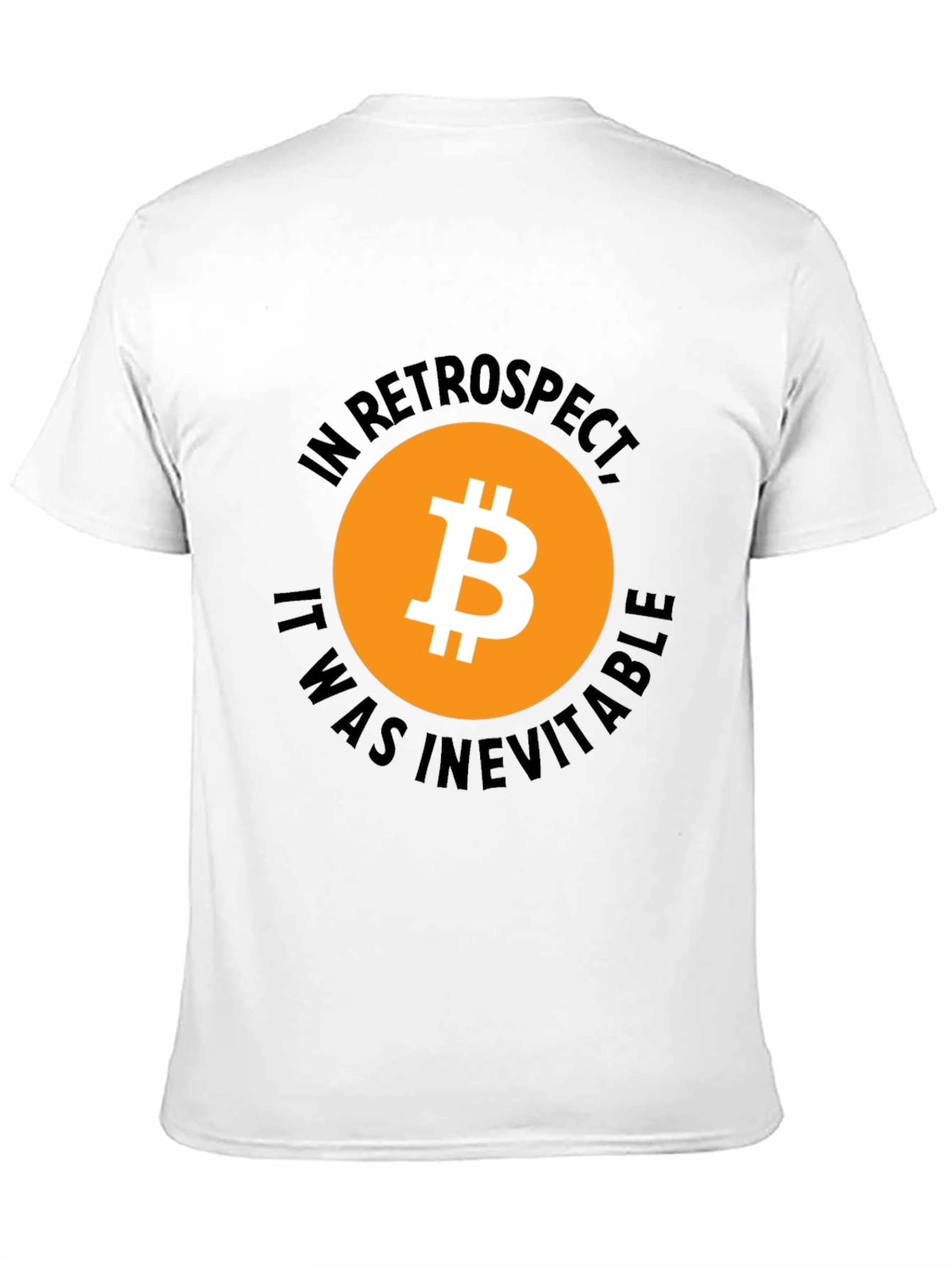Bitcoin In Retrospect Black Graphic T-Shirt