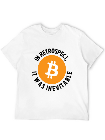 Bitcoin In Retrospect Black Graphic T-Shirt