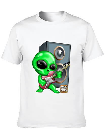 Alien Guitarist Graphic T-Shirt