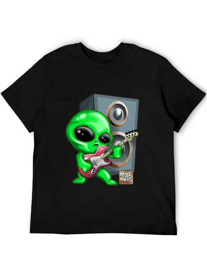 Alien Guitarist Graphic T-Shirt