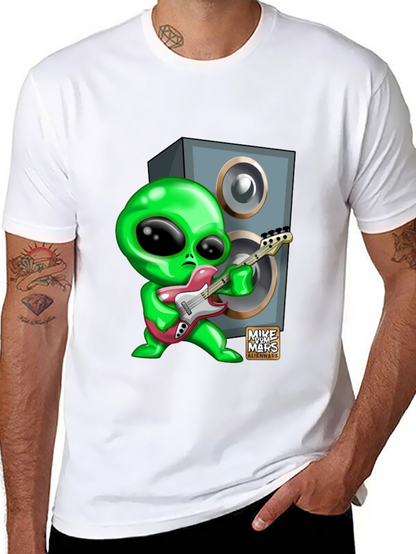 Alien Guitarist Graphic T-Shirt