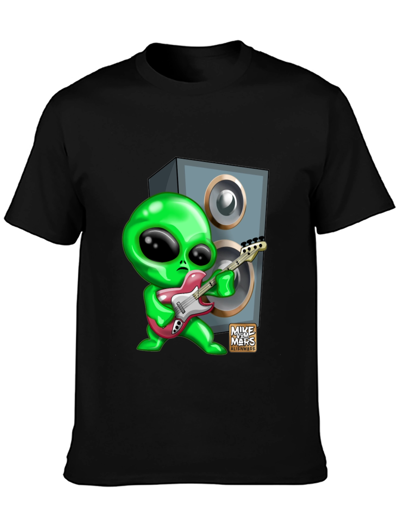 Alien Guitarist Graphic T-Shirt